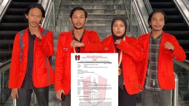 GMNI Jambi resmi antarakn laporan Ke Badan Kehormatan Dewan DPRD Jambi